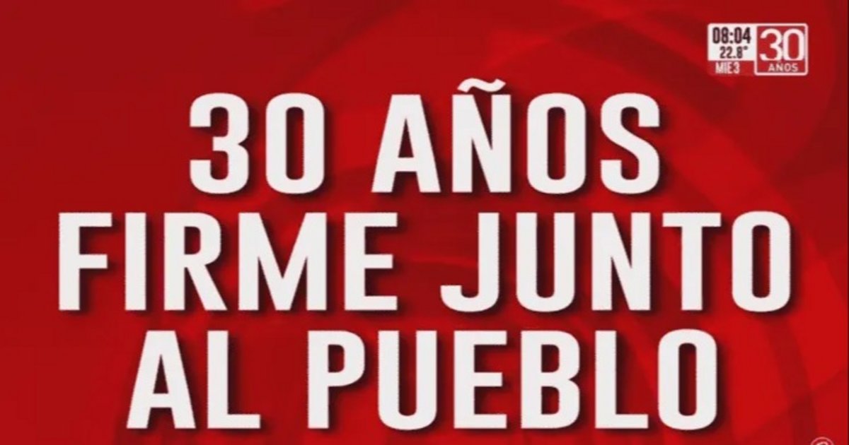 Crónica Hd Cumple 30 Años Siempre Firme Junto Al Pueblo