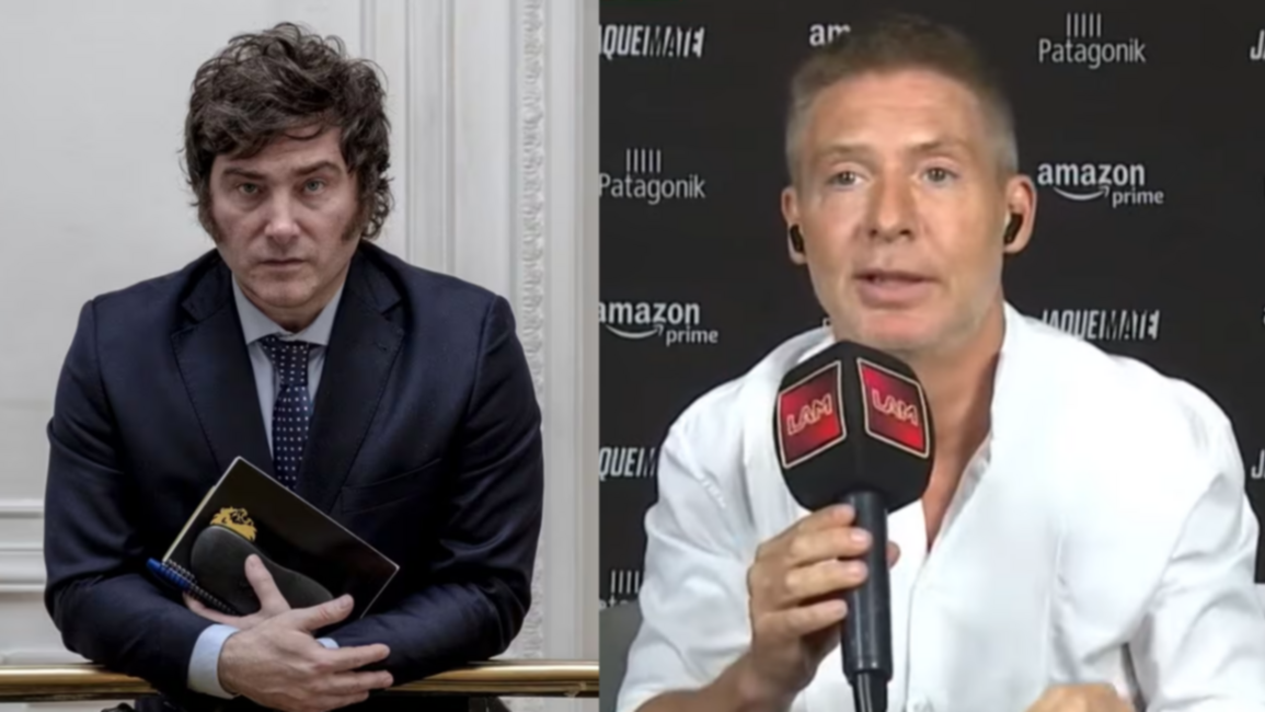 Javier Milei le respondió a Adrián Suar: “Defiende a los que viven de privilegios”