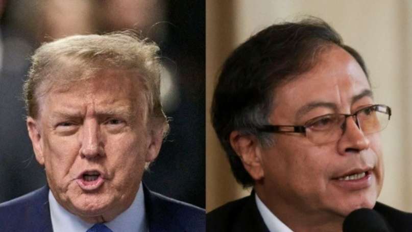 Trump amenaza con sanciones a Colombia y el presidente Petro retrucó: "Yo muero en mi ley y resisto a usted"