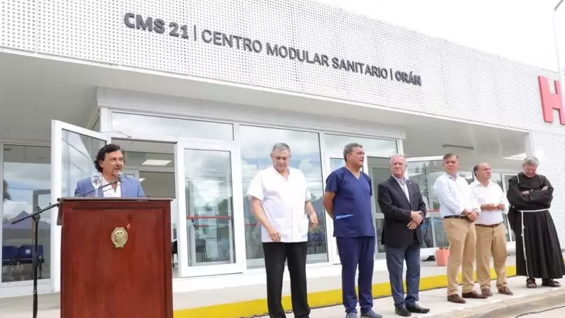 Sáenz inauguró el nuevo Hospital Modular de Orán, obra que beneficiará más de 150 mil vecinos