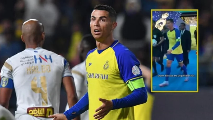 La furia de Cristiano Ronaldo con un fanático por un comentario sobre Messi