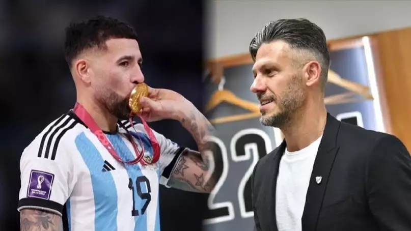 Martín Demichelis volvió a hablar sobre Nicolás Otamendi