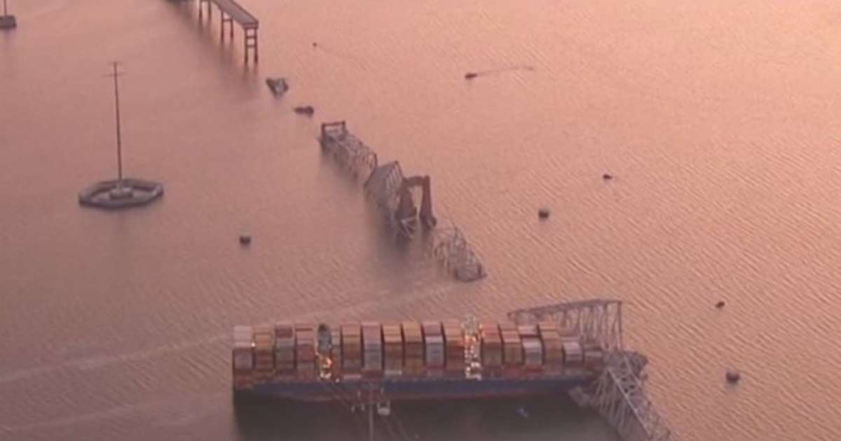Impactante derrumbe en Baltimore Un buque colisionó contra el puente