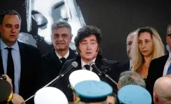  Milei participó del acto por el 34.º aniversario del atentado a la Embajada de Israel