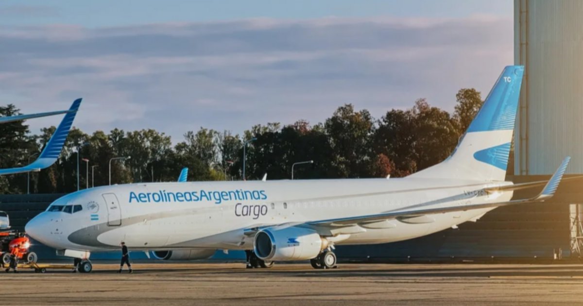 Aerolíneas Argentinas Presentó En Ezeiza Su Primer Avión Exclusivo Para Carga 7287