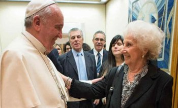 El Papa Francisco se reunió con Estela de Carlotto en el Vaticano
