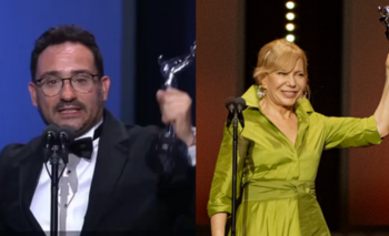 La firme defensa de Cecilia Roth y Juan Antonio Bayona al cine argentino en los Premios Platino 2024