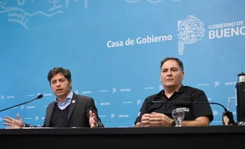 Kicillof encabezó el acto de adhesión de 19 municipios al Fondo de Fortalecimiento de la Seguridad y apuntó contra Javier Milei 