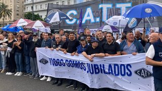 Jubilados y sindicatos marchan juntos este miércoles contra el ajuste de Javier Milei