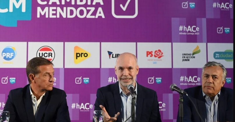Horacio Rodríguez Larreta viajó a Mendoza para compartir agenda junto a Alfredo Cornejo