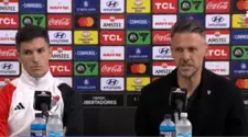 La bronca de Demichelis por el arbitraje vs. Nacional: "Por suerte no fracturaron a Aliendro"