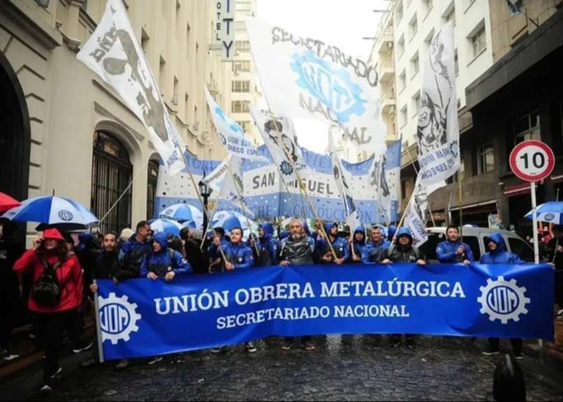 La UOM anunció un paro nacional con cese total de actividades el 7 de mayo