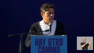Axel Kicillof lanzó "Derecho al Futuro" con criticas hacia el Gobierno: "El único adversario que tenemos es Milei"