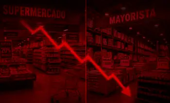 Ni con la inflación más baja: las ventas en supermercados cayeron 5,1% en marzo y los mayoristas 7,2%