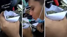 Tomaron mate en una hoja de cuaderno y el video se volvió viral