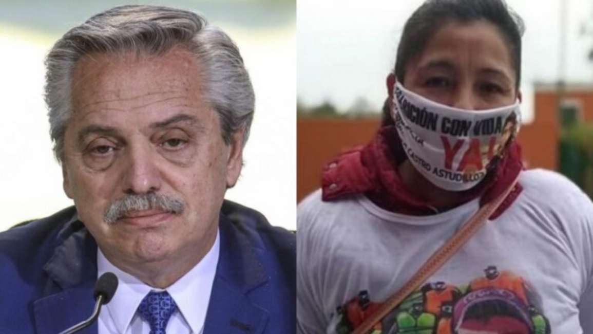 El inesperado gesto de Alberto Fernández con la madre de Facundo Astudillo Castro
