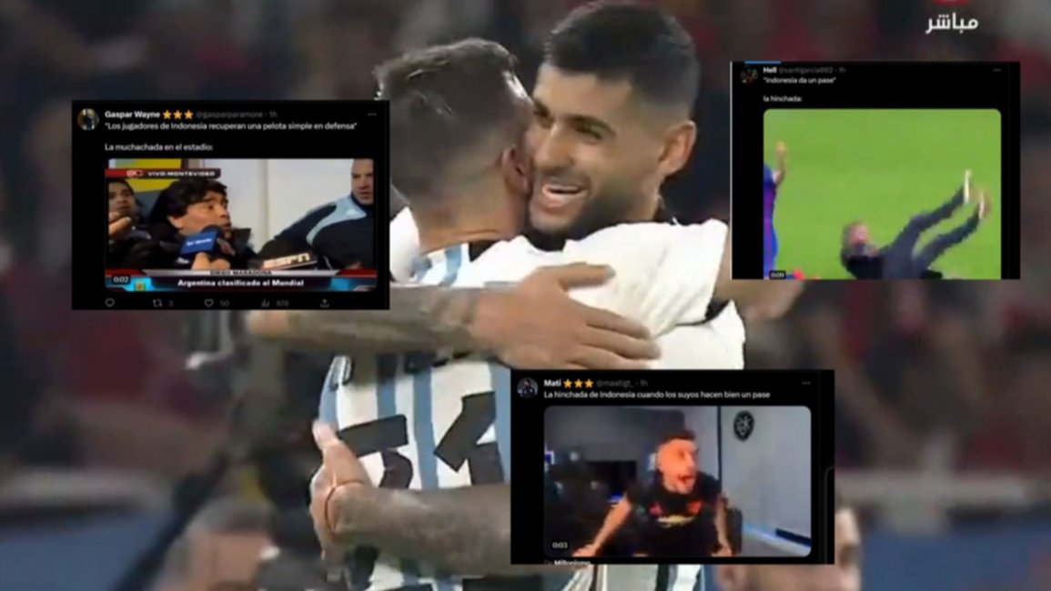 Los mejores memes y reacciones por el partido de Argentina vs Indonesia