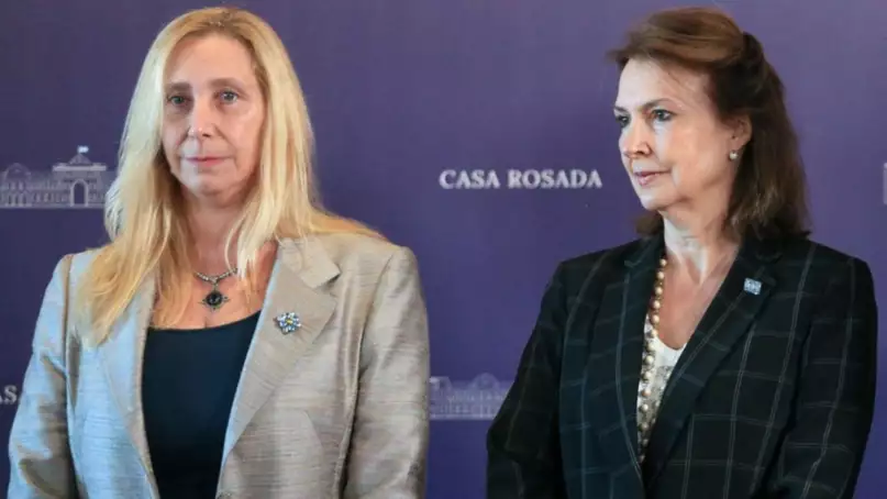 Karina Milei se quedó con funciones de la canciller Diana Mondino