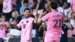 Messi, afilado: doblete de goles y asistencias contra Columbus