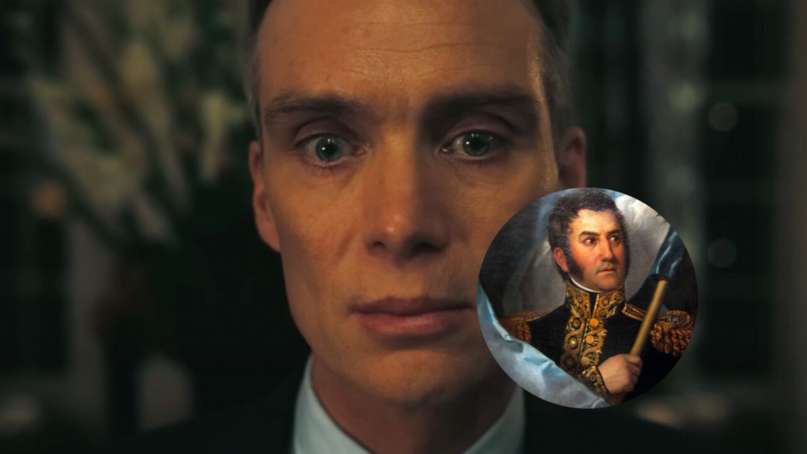 ¿Por qué aparece en Oppenheimer un cuadro del general San Martín?