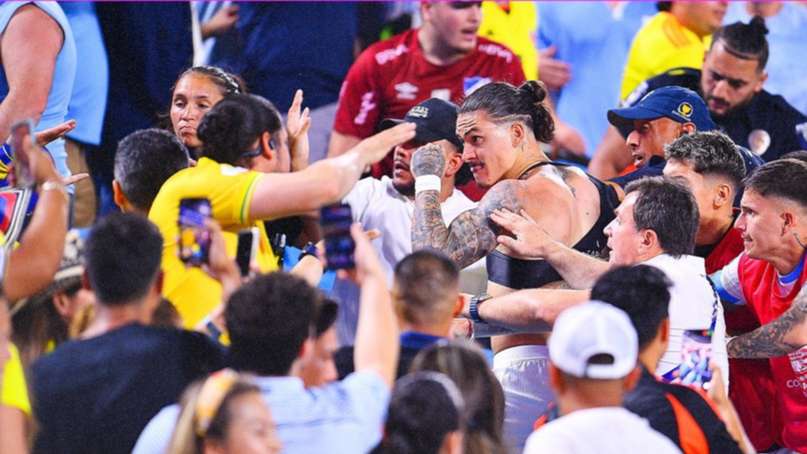El comunicado de Conmebol tras los hechos de violencia en Uruguay - Colombia