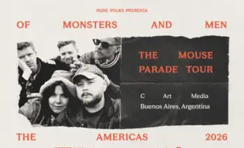 Entradas Of Monsters And Men Argentina 2026 C Art Media: cuándo y dónde comprarlas