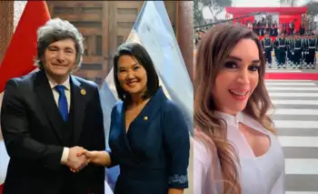 La llamativa presencia de Fátima Florez en el acto de asunción de Keiko Fujimori