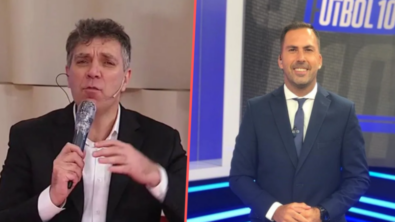 Leo Gentili y Martín Arevalo se dijeron de todo al aire: "Sos un negador serial"