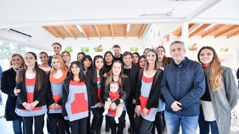 Kicillof inauguró un nuevo Centro de Desarrollo Infantil 