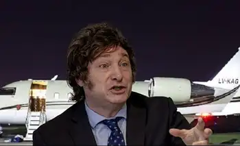 Javier Milei, el presidente que gobierna desde el avión