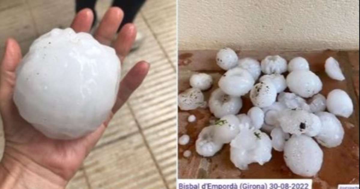 Horror en España una lluvia de granizo en Girona mató a una bebé
