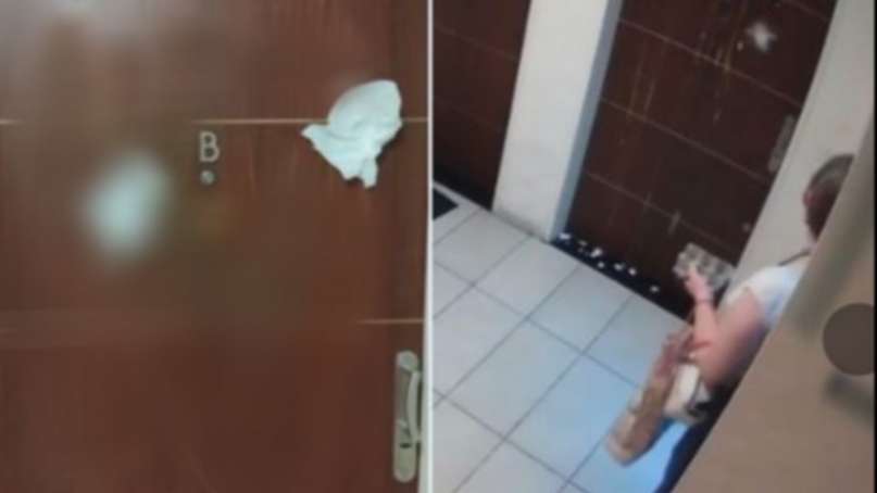 Denuncia que una vecina tira huevos y excremento en puertas de otros departamentos