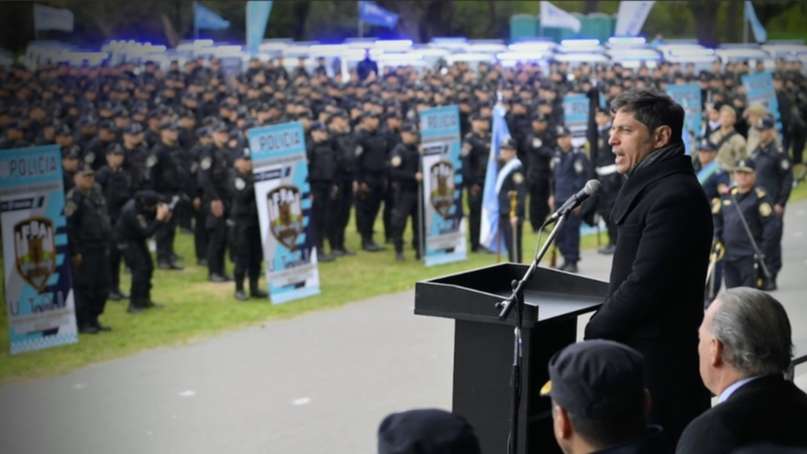 Kicillof puso en marcha 325 patrulleros junto a Berni