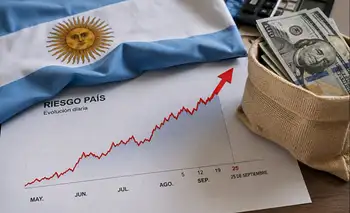 Jornada negra en el mercado argentino: el riesgo país superó los 600 puntos, el Merval cayó por sexta rueda y el dólar tocó un récord 