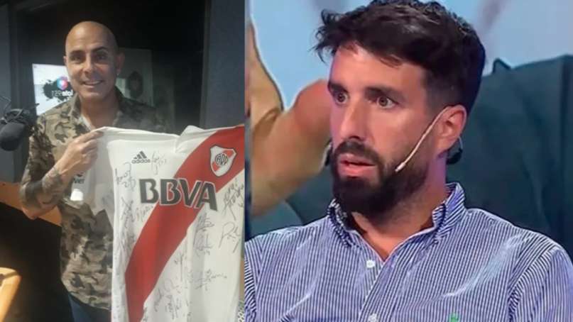 Fuerte cruce: Azzaro fue a alentar a Boca vs River y Lunati le dijo de todo en las redes