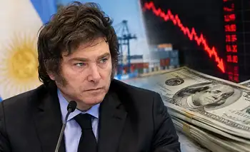 Mientras Milei busca inversiones en París, la inversión real cayó 5,4% en agosto