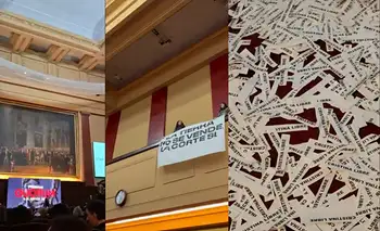 “La Patria no se vende”: fuerte escrache estudiantil a la Corte y al establishment judicial en la Facultad de Derecho de la UBA