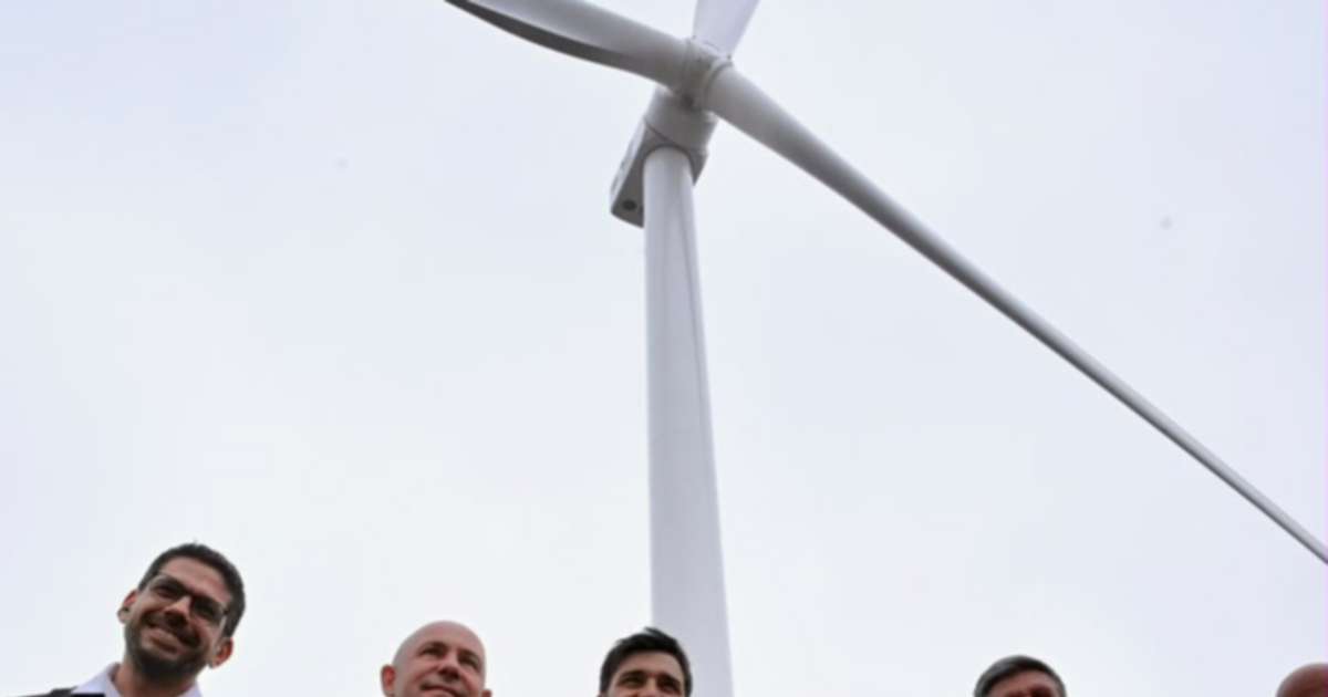 Torres, en la ampliación del parque eólico de Aluar