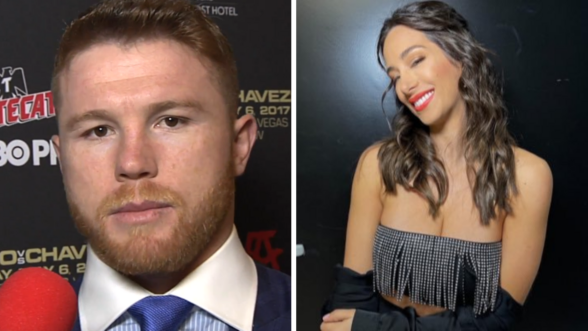 El insólito cruce entre Canelo Álvarez y Estefi Berardi