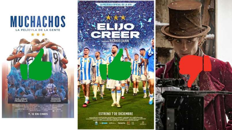 "Muchachos" y "Elijo Creer" se adueñaron de los cines en Argentina
